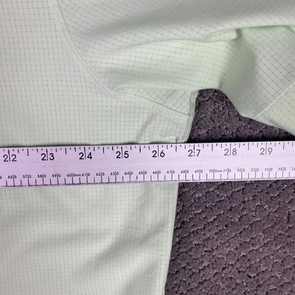 Lululemon Easy Camp Collar Shirt Men's XXL Kohlrabi Green Button Up - Picture 6 of 8